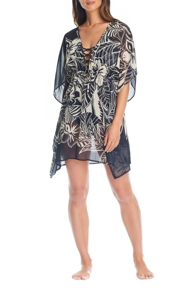 Rod Beattie Ciao Bella Cover-Up Caftan in Black Cover