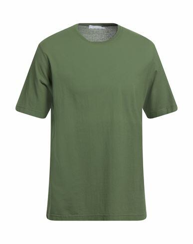 Filippo De Laurentiis Man T-shirt Emerald green Cotton Cover