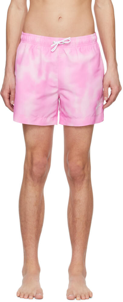 Hugo Pink Printed Swim Shorts Cover