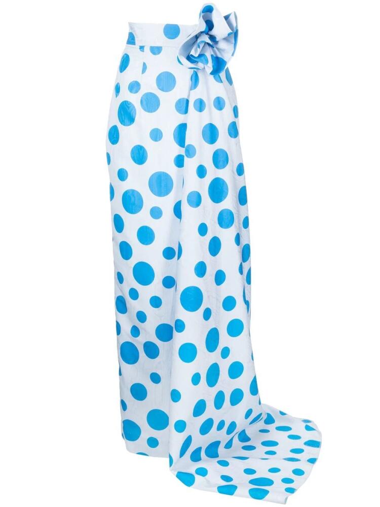 Bambah polka dot-print maxi dress - Blue Cover