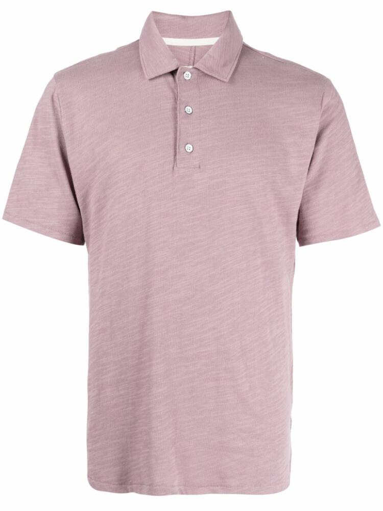 rag & bone Classic Flame cotton polo shirt - Purple Cover