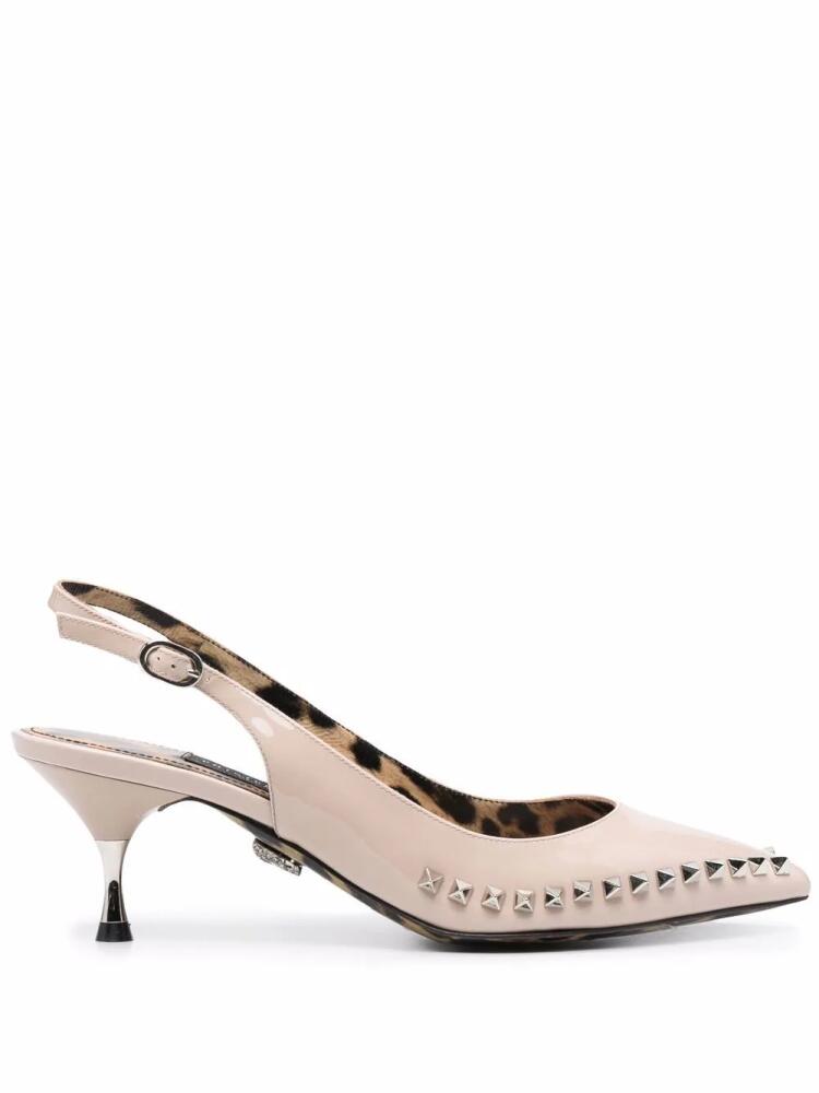 Philipp Plein Decollete stud-embellished pumps - Pink Cover