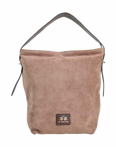 La Martina Woman Handbag Khaki Calfskin Cover