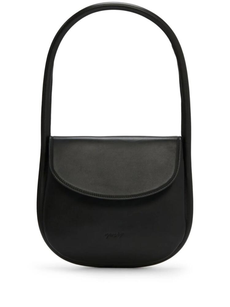 Marsèll Mezzotonda leather shoulder bag - Black Cover