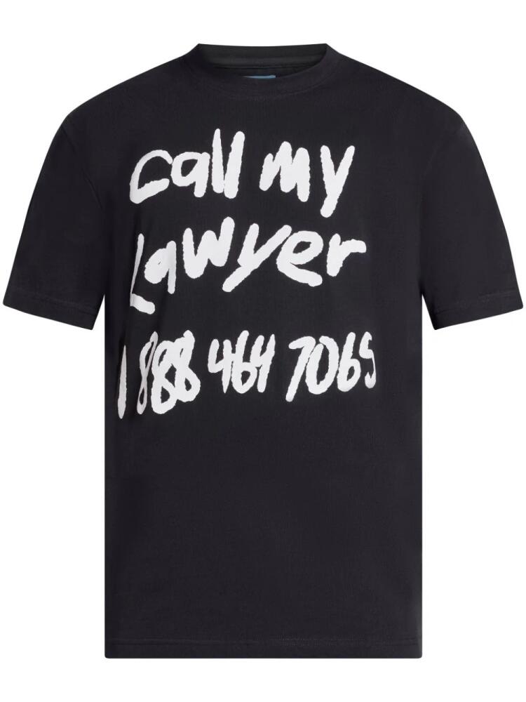 MARKET Scrawl My Lawyer cotton T-shirt - Black Cover