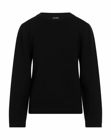 Raf Simons Man Sweater Black Merino Wool Cover