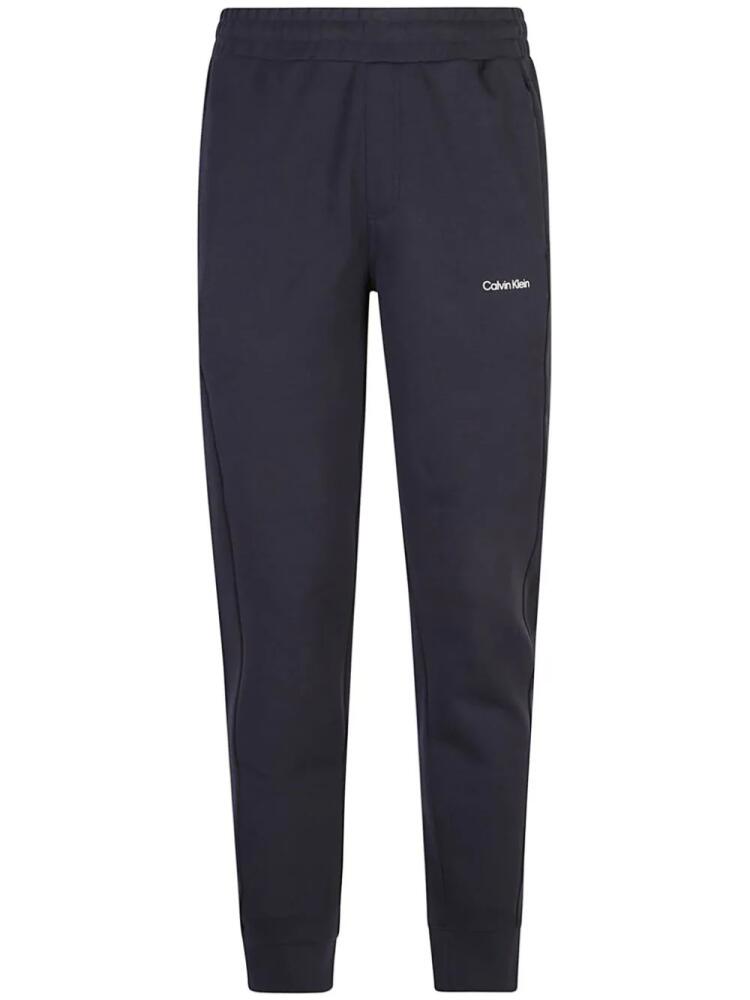 Calvin Klein logo-print track pants - Blue Cover