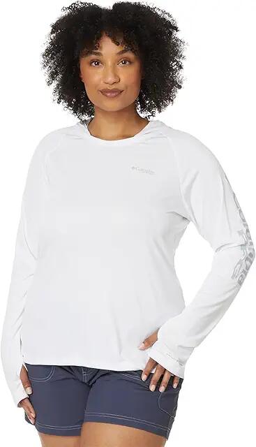 Columbia Tidal Tee Hoodie (White/Cirrus Grey) Women's Sweatshirt Cover