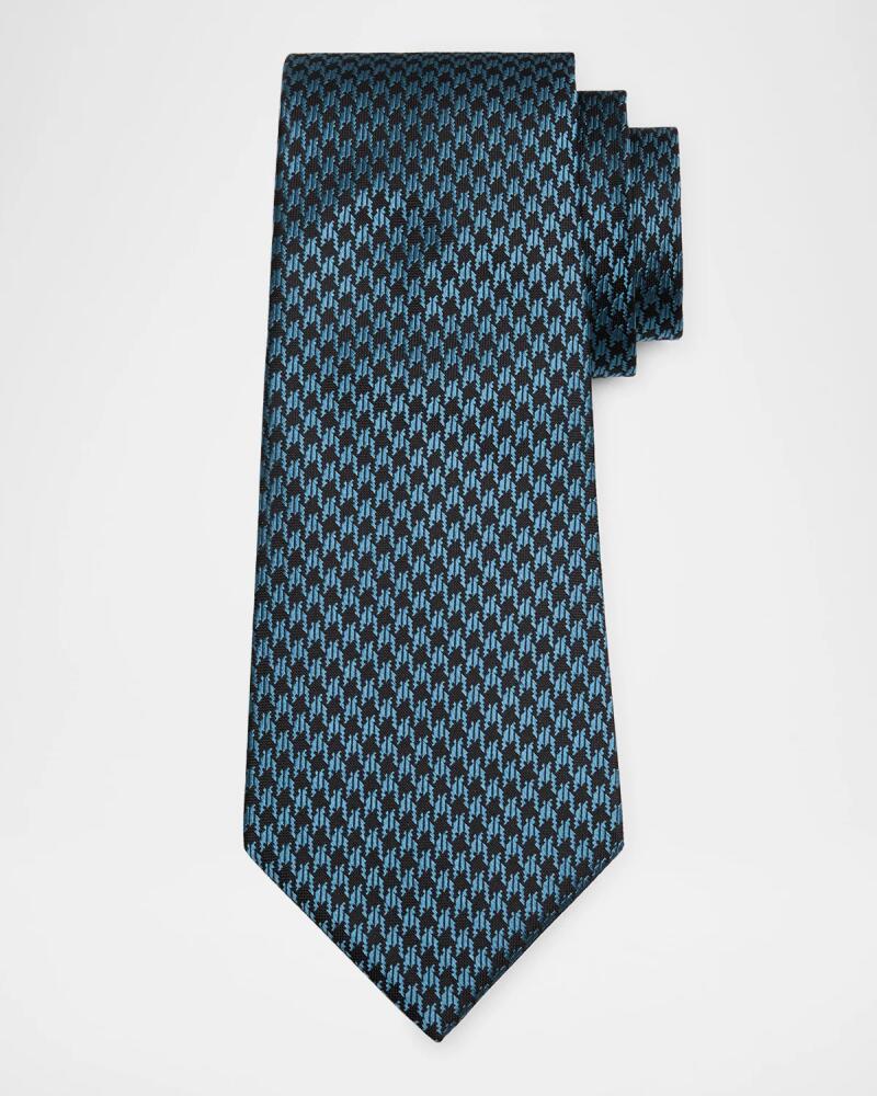 TOM FORD Men's Houndstooth Silk Tie Cover