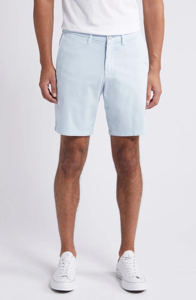 DL1961 Jake Flat Front Chino Shorts in Arctic Sky Cover