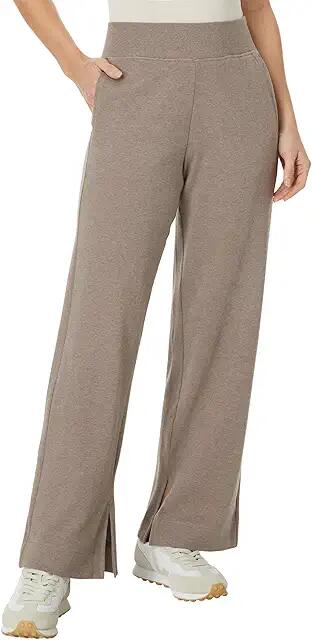 PACT Airplane Wide Leg Pants (Deep Taupe Heather) Women's Clothing Cover