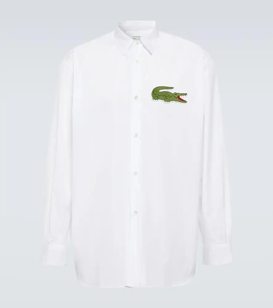 Comme des Garçons Shirt x Lacoste logo cotton poplin shirt Cover