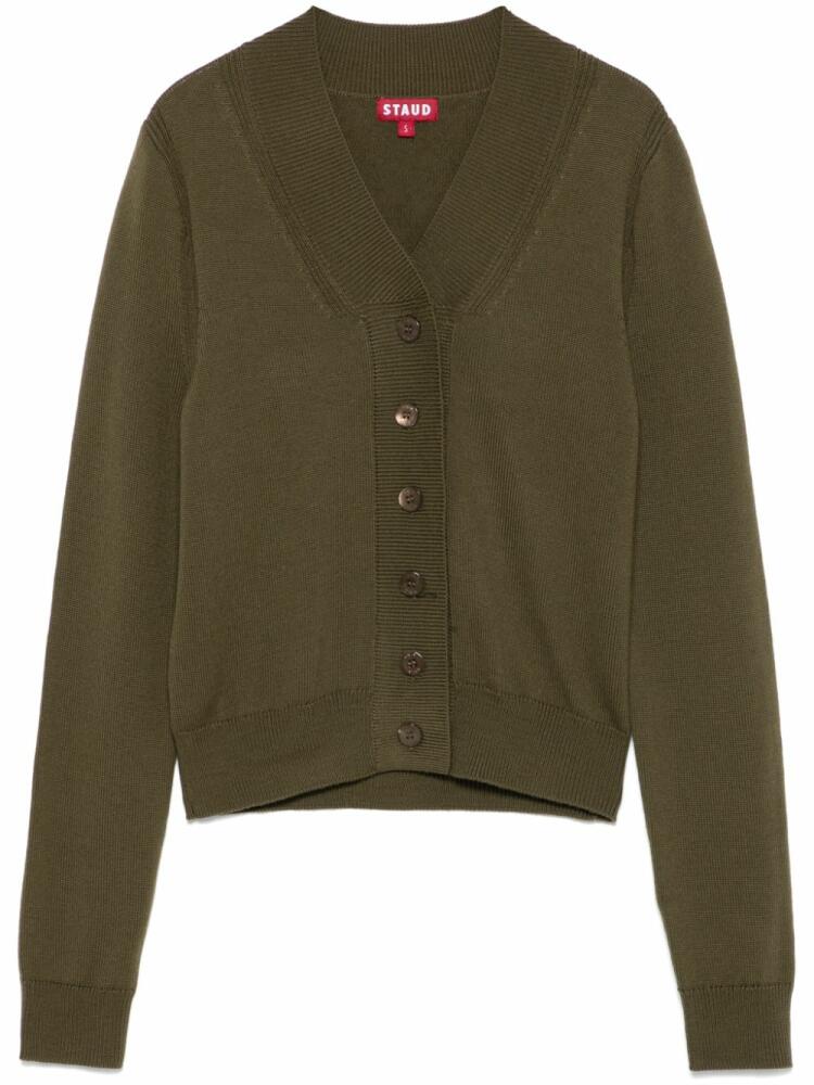 STAUD Baxter cardigan - Green Cover