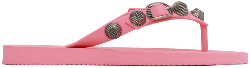 Balenciaga Pink Cagole Flip Flops Cover