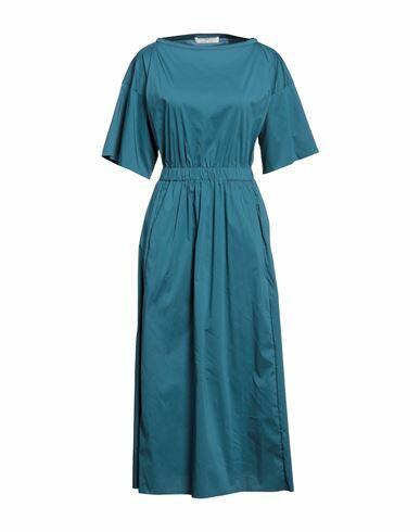 Liviana Conti Woman Midi dress Pastel blue Cotton, Polyamide, Elastane Cover