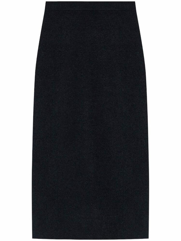 Fabiana Filippi knitted midi skirt - Black Cover