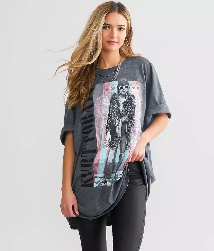 Merch Traffic Kurt Cobain Band T-Shirt - One Size Cover