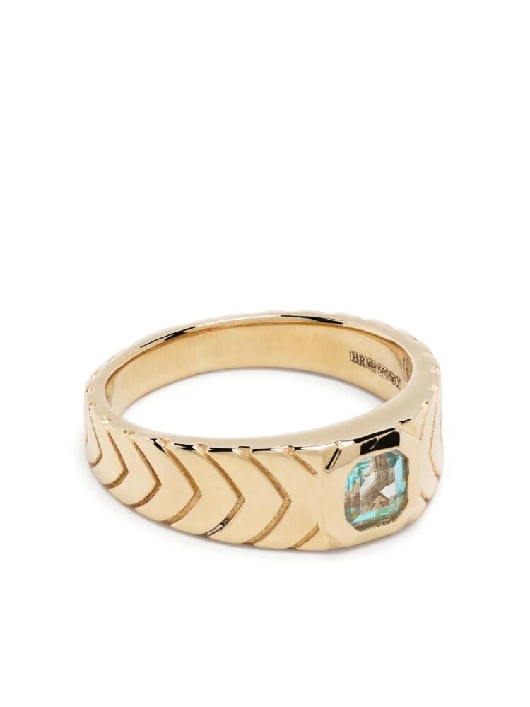 Jacquie Aiche 14kt yellow gold aquamarine ring Cover