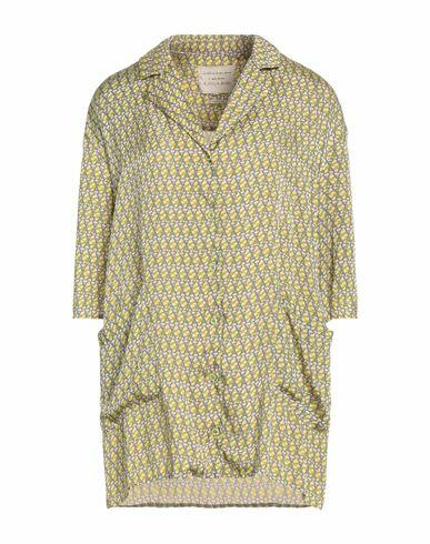 Alessia Santi Woman Shirt Light green Viscose, Cupro Cover