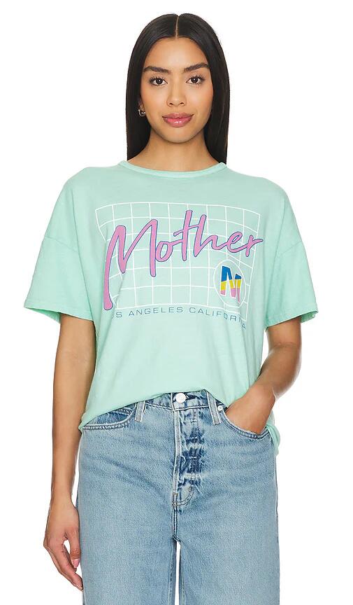 MOTHER The Big Deal Tee in Green Cover