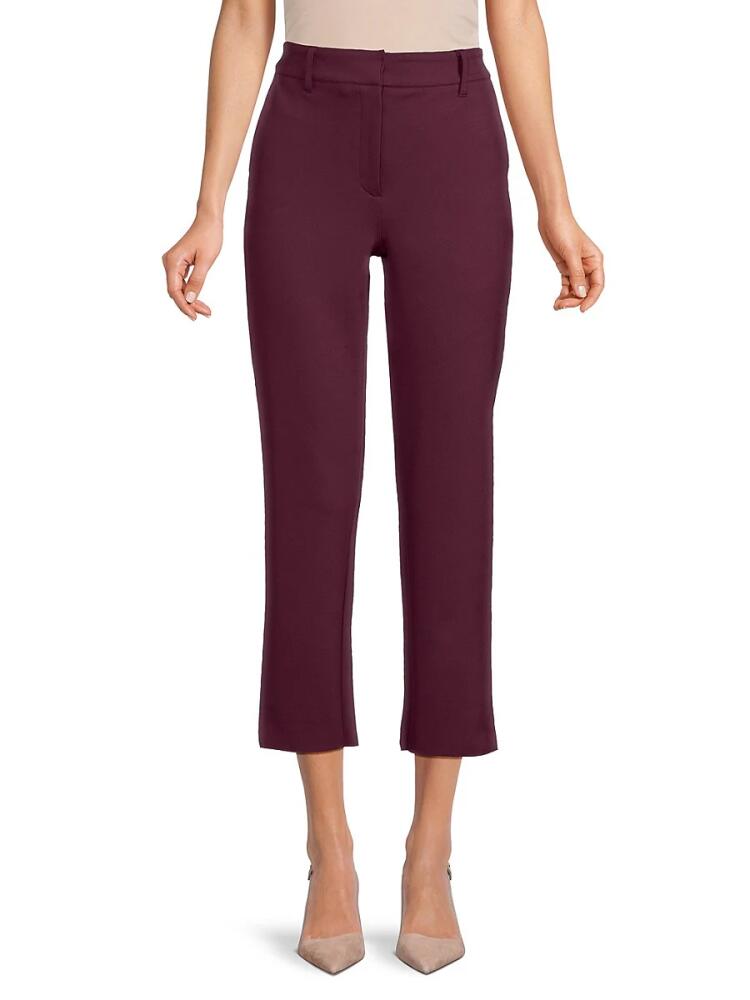 Commando Women's Cropped Neoprene Trousers - Deep Purple Cover