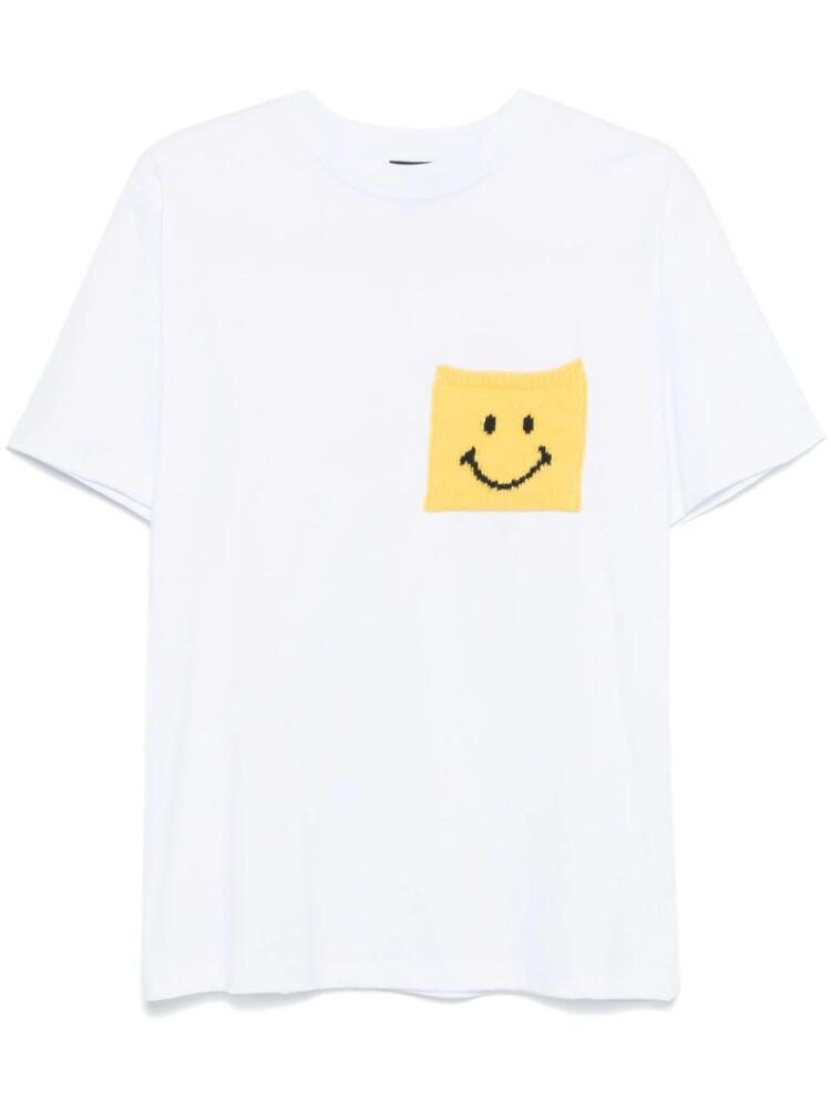 Joshua Sanders smiley face-motif T-shirt - White Cover