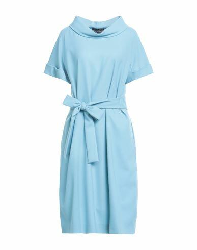 Boutique Moschino Woman Midi dress Light blue Polyester, Virgin Wool, Elastane Cover