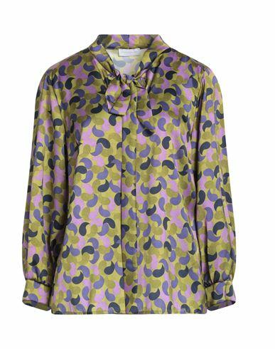 Diana Gallesi Woman Top Acid green Polyester Cover