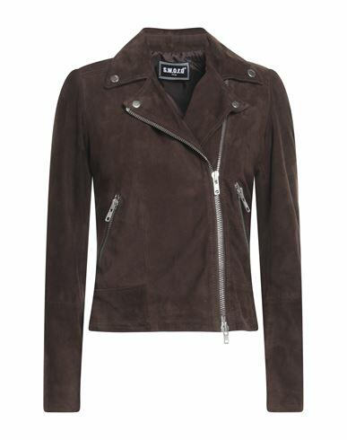 Sword 6.6.44 Woman Jacket Dark brown Leather Cover