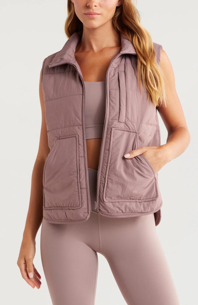 Zella Packable Quilted Vest in Purple Moon Cover