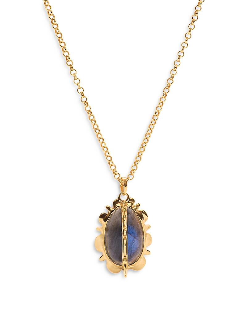 Capucine De Wulf Bliss Blue Labradorite Pendant Necklace, 21 Cover