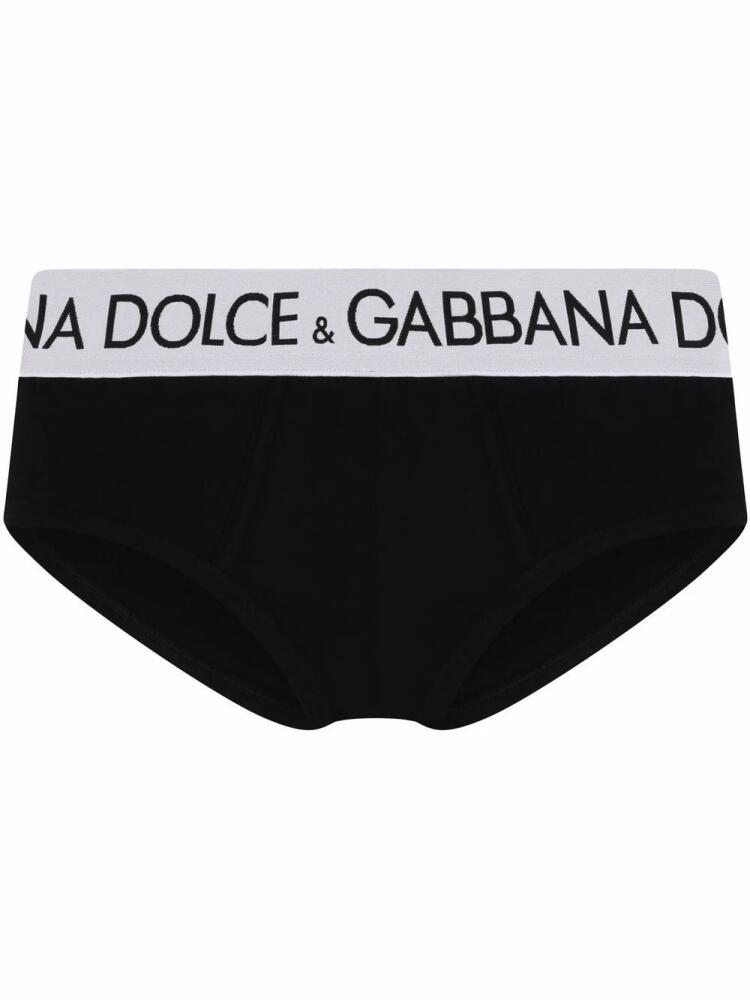 Dolce & Gabbana Brando logo-waistband briefs - Black Cover