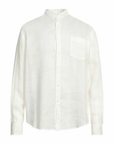 Grifoni Man Shirt White Linen Cover