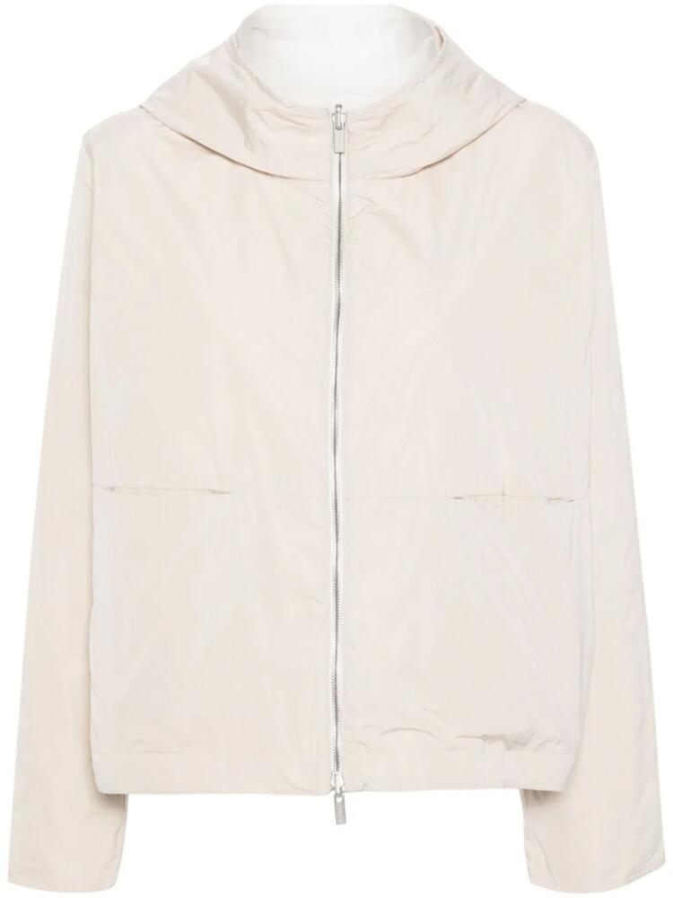 Peserico reversible hooded jacket - Neutrals Cover