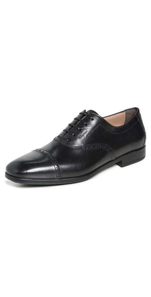 FERRAGAMO Riley Oxford Shoes Nero Cover