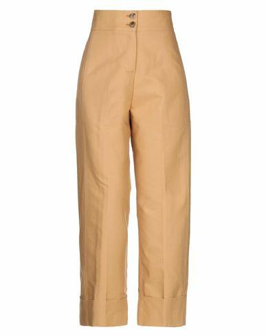 Twinset Woman Pants Sand Cotton Cover