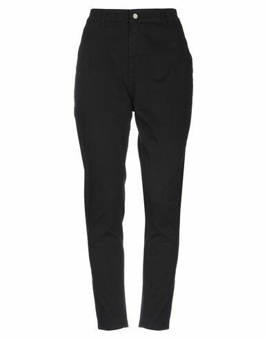 Manila Grace Woman Pants Black Cotton, Elastane Cover