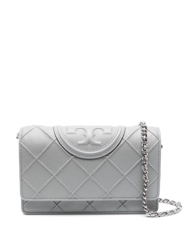 Tory Burch Fleming clutch bag - Grey Cover