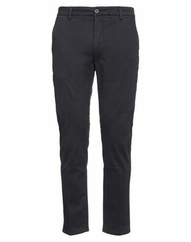 Teleria Zed Man Pants Navy blue Cotton, Elastane Cover