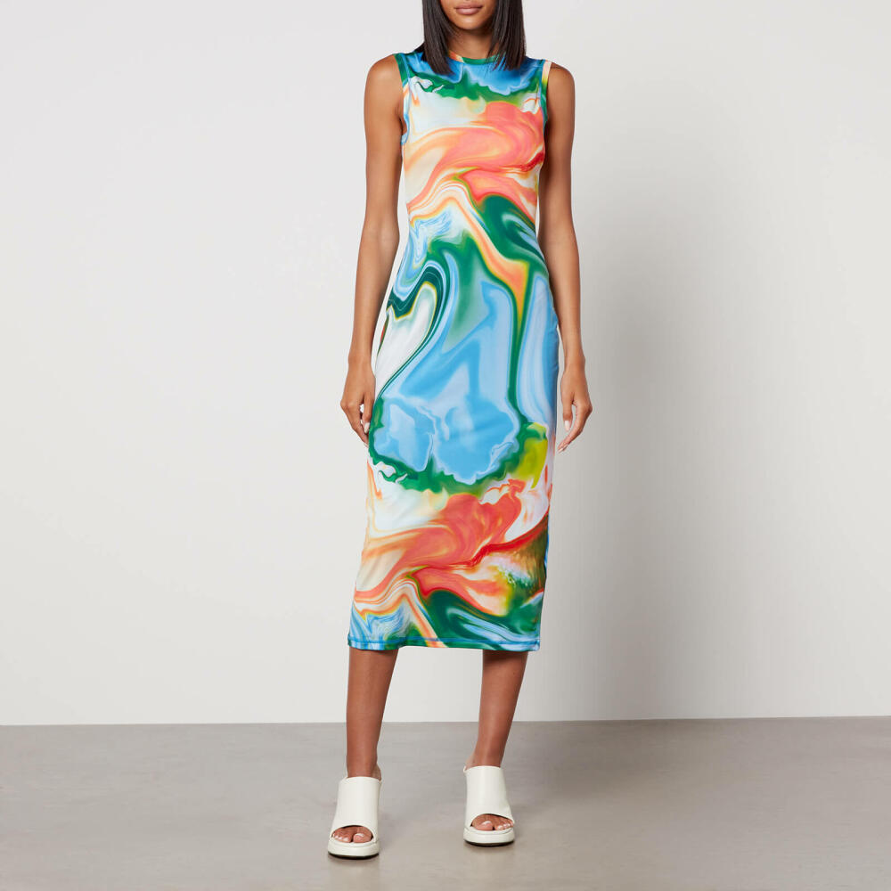 Stine Goya Danya Printed Stretch-Jersey Midi Dress Cover