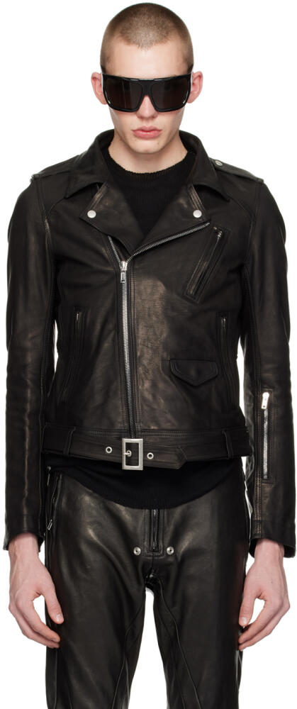 Rick Owens Black Lukes Stooges Leather Jacket Cover