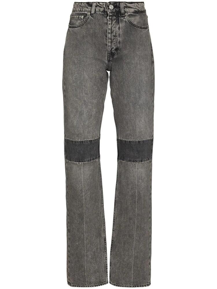 OUR LEGACY high-waisted straight-leg jeans - Grey Cover