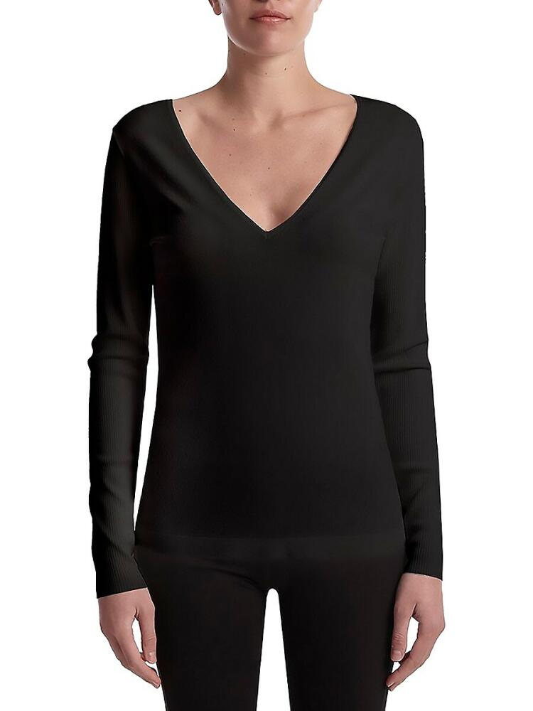 Capsule 121 Women's Loyalty V Neck Top - Black Cover