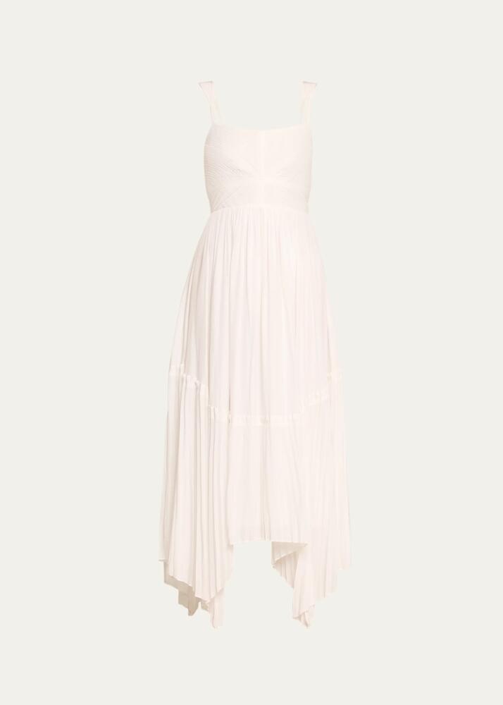 Ramy Brook August Pleated Handkerchief Dress Cover