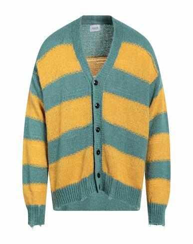 Amish Man Cardigan Turquoise Acrylic, Mohair wool, Polyamide Cover