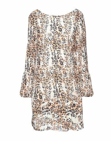 Relish Woman Mini dress Beige Polyester Cover