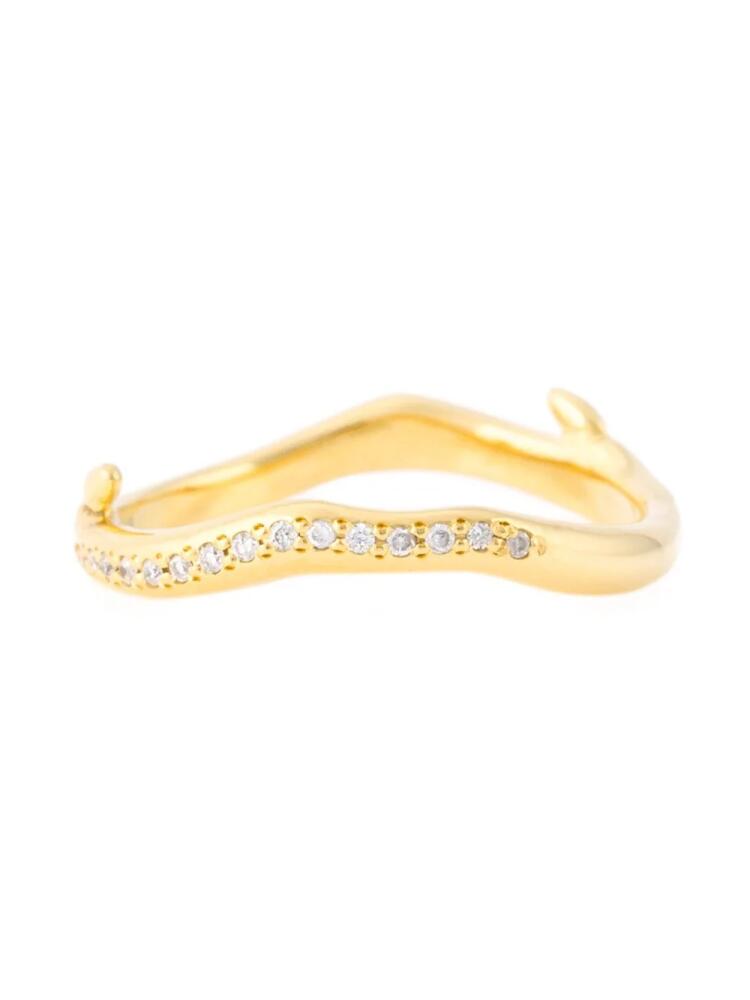 Shaun Leane Cherry Branch diamond ring - Metallic Cover