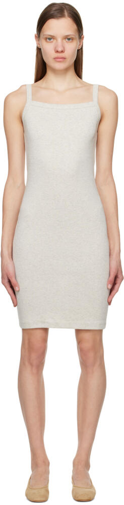 FLORE FLORE SSENSE Exclusive Gray May Midi Dress Cover