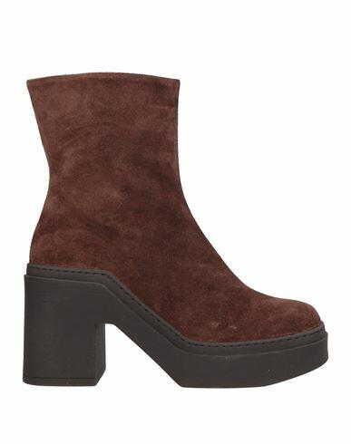 Poesie Veneziane Woman Ankle boots Dark brown Leather Cover