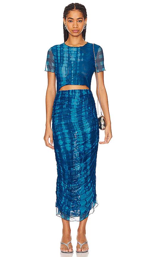 Simon Miller Leo Mesh Dress in Blue Cover